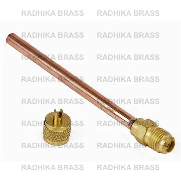 Brass Refrigeration Access Charging Valve